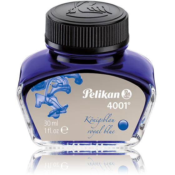 Pelikan Non-Carbon Ink Fountain Pen Ink 62.5ml Royal Blue 4001