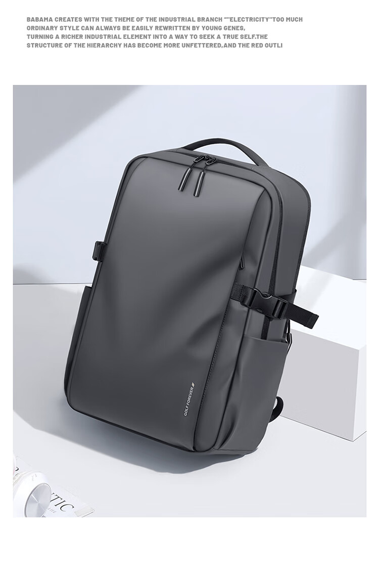 GOLF Backpack for Men, Travel Backpack, 17.3-Inch Laptop Bag, Student Schoolbag, Water-Resistant Commuter Business Trip Backpack 16