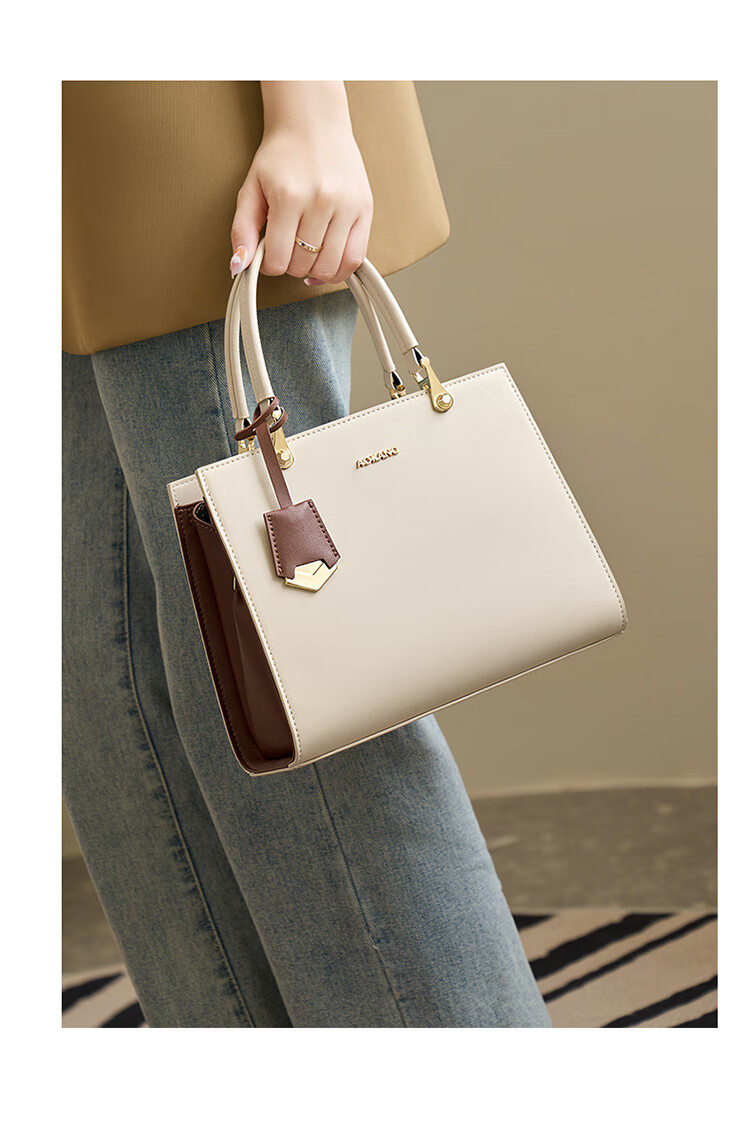 Aokang Women's Handbag, Cowhide Leather Tote Bag, Casual Large Capacity Crossbody Shoulder Bag, Birthday And 520 Gift for Wife Or Girlfriend 12