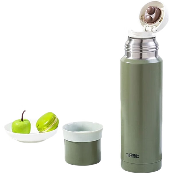 Термокружка THERMOS 500 мл, офисная, для мужчин и женщин, белая