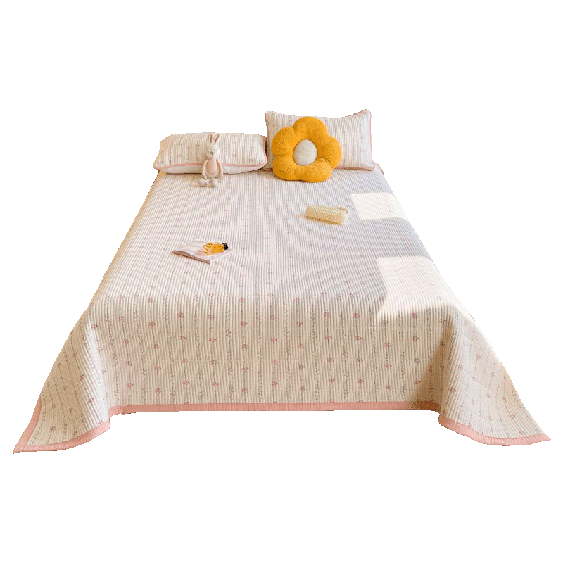 Hodo A-Class Bubble Cotton Quilted Bedspread Single Summer Dormitory Double Thickened Bed Cover 150x200cm Muge