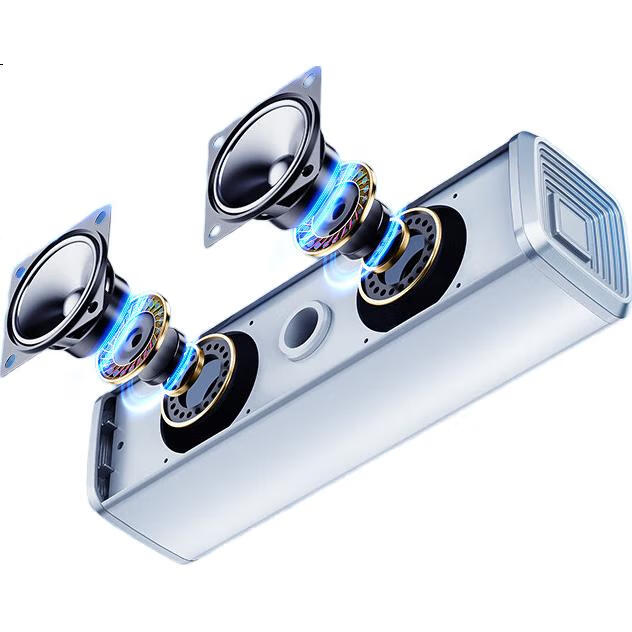 Портативная акустика SADA V-168, USB/Type-C, 2.0, пластик, черный