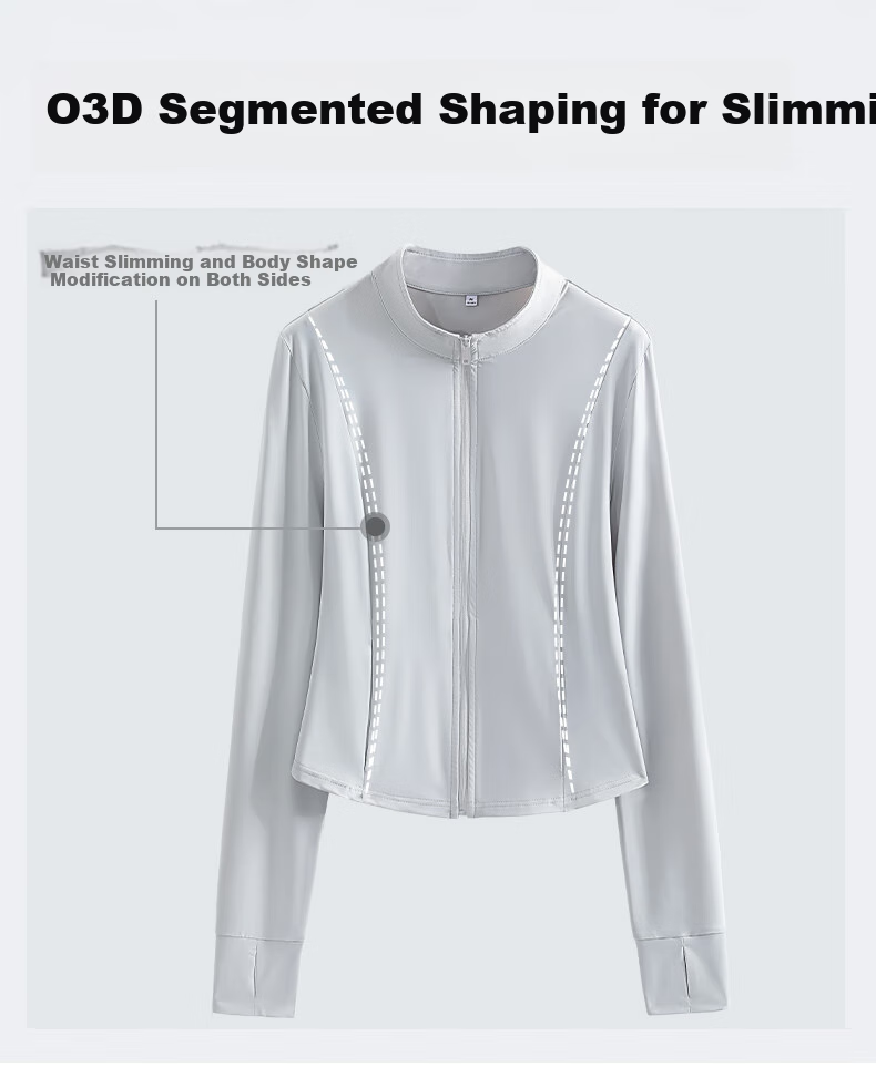Warrior Upf100+ Stand-Collar Slim-Fit Sun Protection Jacket for Women, Summer 2026, Waist-Cinching Slimming Cool Comfortable Outerwear Top 10