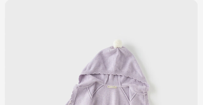 DAVE & BELLA Children's Sweater Cardigan, Girls' Knitted Top, Baby Girl Hooded Cardigan, Autumn Wear 17