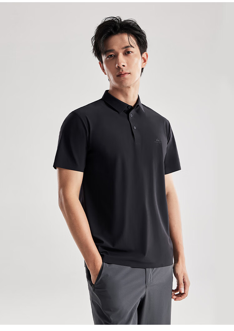Pioneer Camp Polo Shirt for Men, Summer New Style, Ice Silk Cool Feeling Sun Protection Shirt, Men's Short-Sleeve Business Casual Half-Sleeve T-Shirt 11