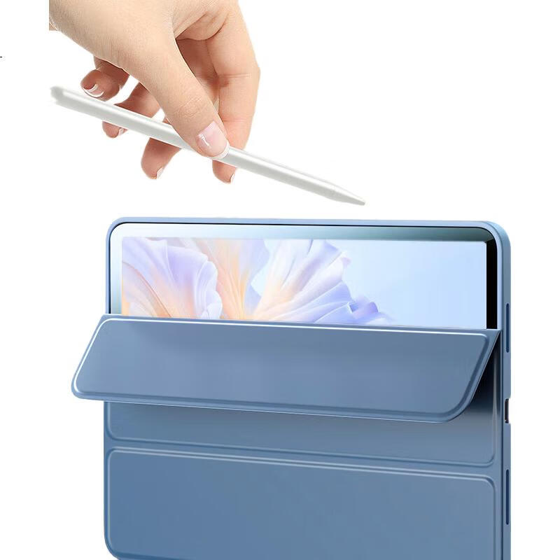 Чехол-книжка CangHua для Honor Tablet V9 11.5 дюймов, защитный, ультратонкий, противоударный, с подставкой, цвет лавандовый