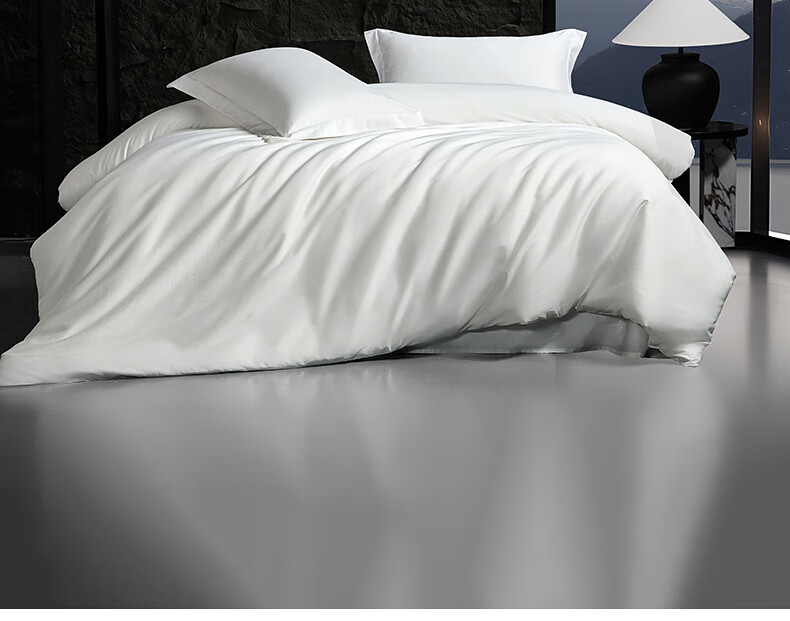 Shuixingjiafang Duvet Cover, Pure Cotton, 100 Count Xinjiang Long-Staple Cotton, Gong Satin Class A Duvet Cover, Single Bedding Set, Double Size 200x230 1