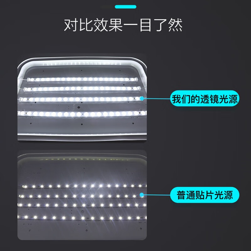 Pinjian LED Strip Replacement Light Source Super Bright Lamp Bead Module Strip Patch Retrofit Light Panel Living Room Ceiling Light Core Plate One-to-Four 50cm 40W Next Day Delivery