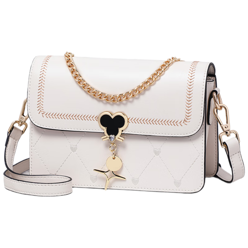Aiqinghai Leather Handbag, Women's Crossbody Shoulder Bag, Small Square Bag, Light Luxury Brand, Birthday Gift for Wife, Gift for Girlfriend on May 20