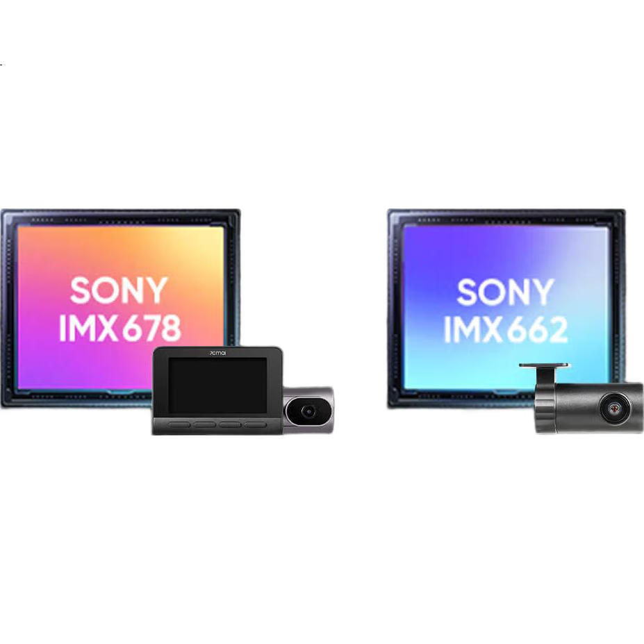 Видеорегистратор 70mai A810Plus, 4K Ultra HD, двойная запись (передняя и задняя), с двумя датчиками Sony