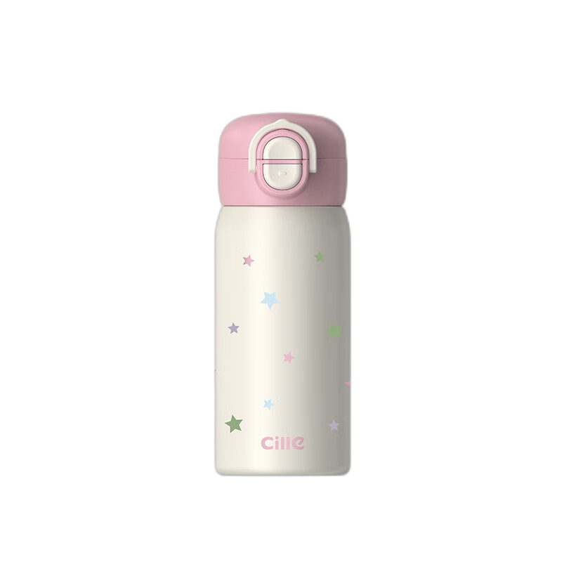 Cille Insulated Water Bottle, 316 Stainless Steel Large Capacity Dual-Drinking Student Cup, Portable Straw Cup for Men And Women, Outdoor Handheld Tumbler for School And Outdoor Use