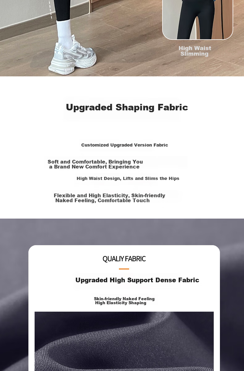 LangSha Seamless High-Waisted Leggings for Women, High-Elastic Butt-Lifting Cycling Yoga Pants, Coffee Color, Size M 10