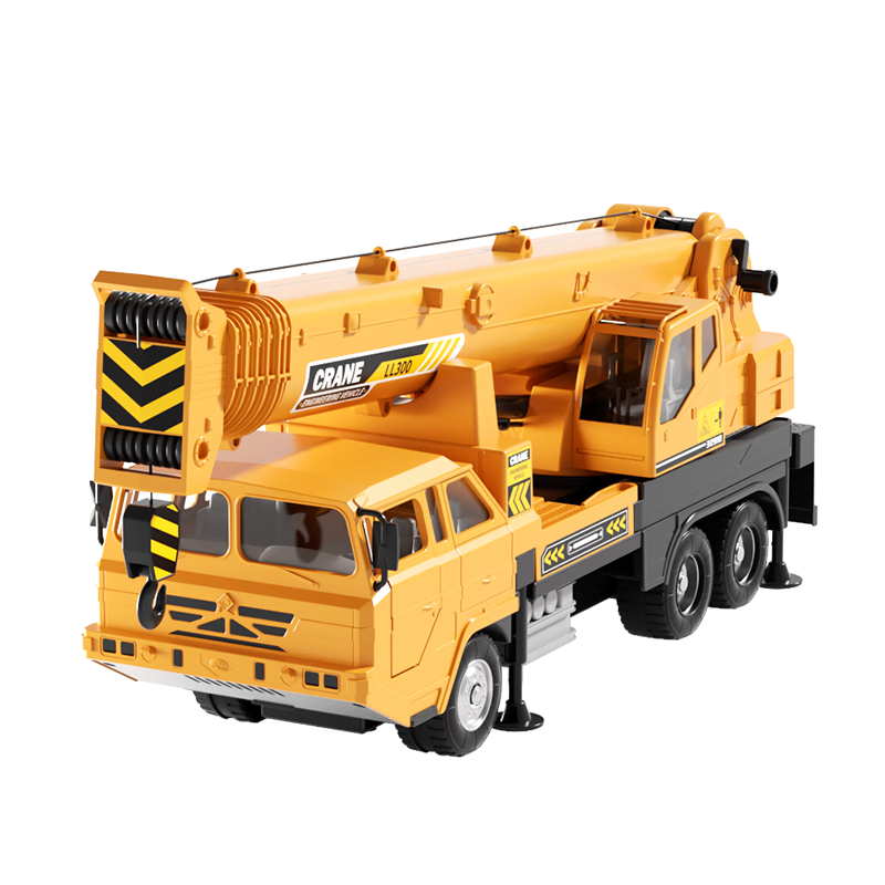 Mabaozibao Crane Toy for Children Aged 3-6, Large Tower Crane Model Construction Vehicle, Birthday Gift for Boys
