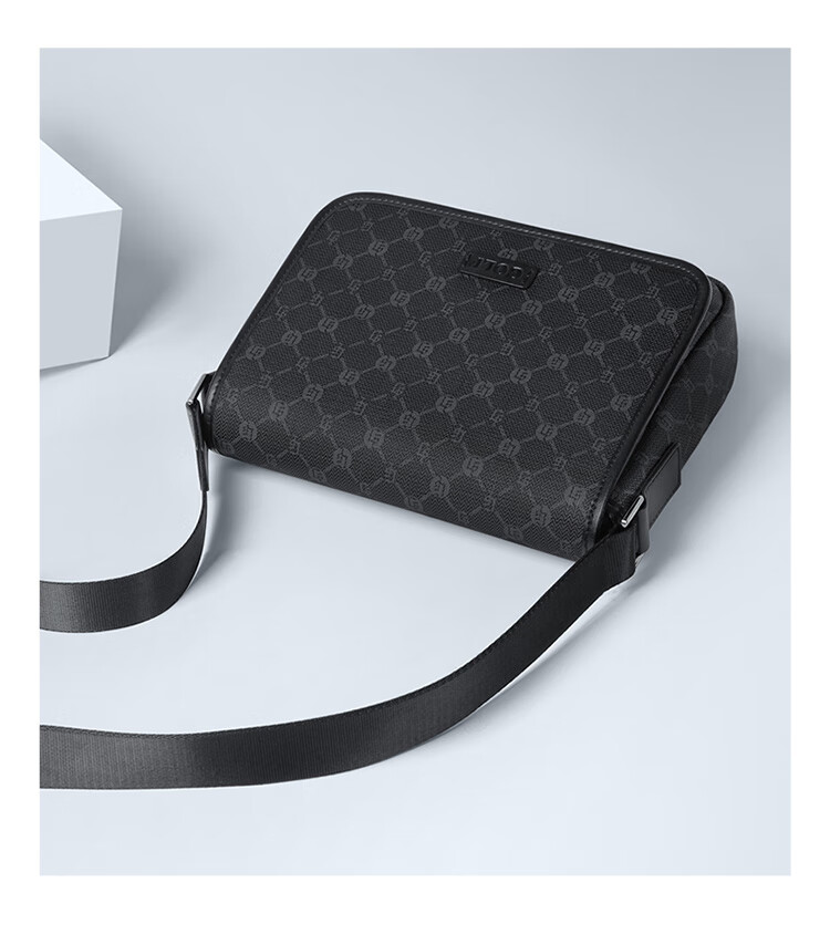 GOLF Shoulder Bag for Men, Crossbody Bag with Vintage Print, IPad And Phone Pouch, Water-Resistant Business Commuter Small Square Bag 20