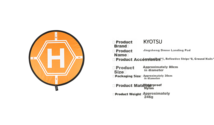 KYOTSU Landing Pad, Universal for DJI Air3/Mavic 3 Pro/Mini3 Pro/AVATA And Others, Waterproof Quick-Folding Portable Practical Mat 2