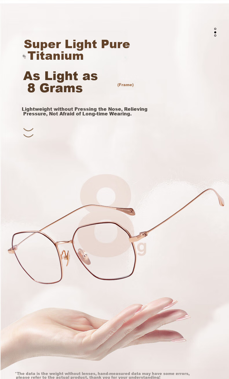 Xiyanghong Anti-Blue Light Reading Glasses, Portable High-Definition, High-Quality Brand Genuine Presbyopic Glasses for Women, A113G, 150 Degrees 9