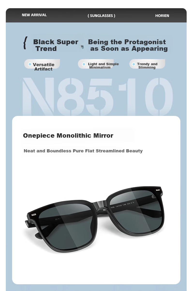 HORIEN Sunglasses for Men And Women, UV Protection Sunglasses, Same Style As Times Teenagers, New Model N8509 for 2025 14