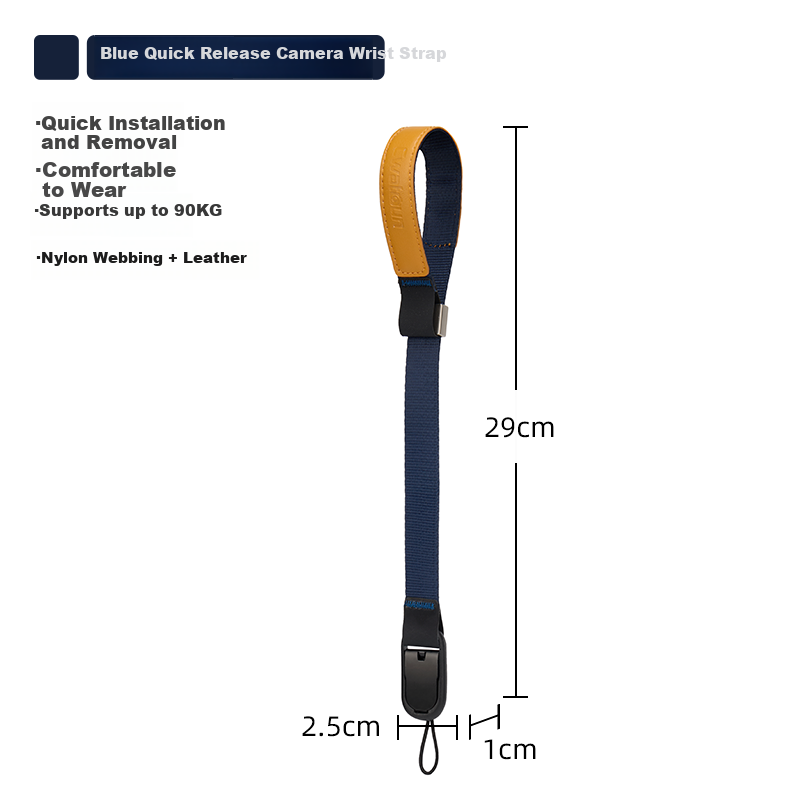 CWATCUN Camera Wrist Strap with Magnetic Quick Release Buckle, Compatible with Sony, Fuji, Canon, Niko