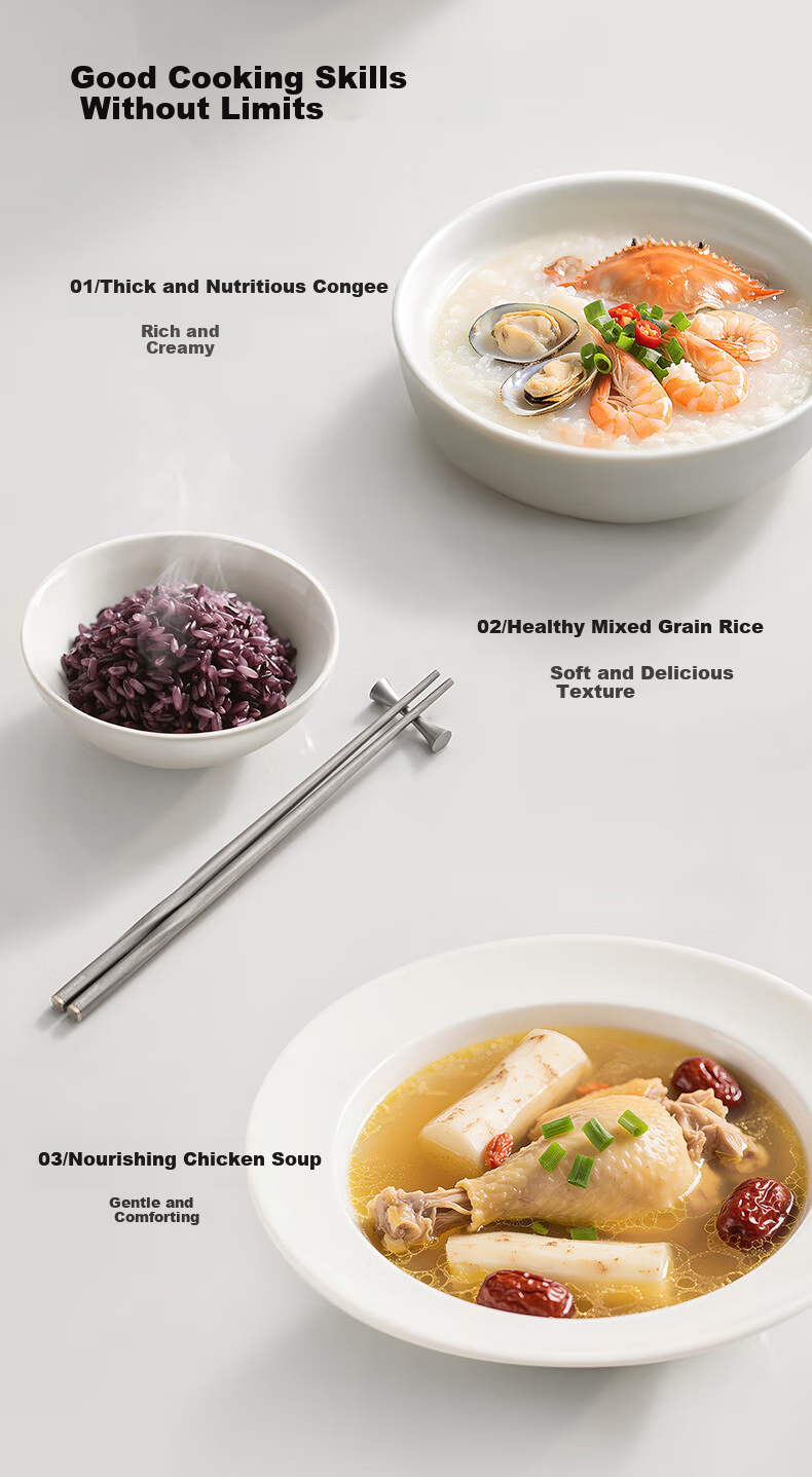 Joyoung [Full Honeycomb 0 Coating] 316L High-Purity Titanium Inner Pot, Low-Sugar IH Far-Infrared Heating Electric Rice Cooker, 4-Liter Capacity for 3-4 People, 8A Rice, Subsidy 40N1F 21