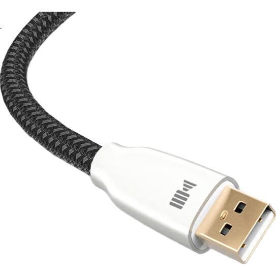 Кабель Kaiboer USB-C на USB-C, посеребренный, 1 метр, для декодирования аудио, совместимый с телефонами, компьютерами и планшетами