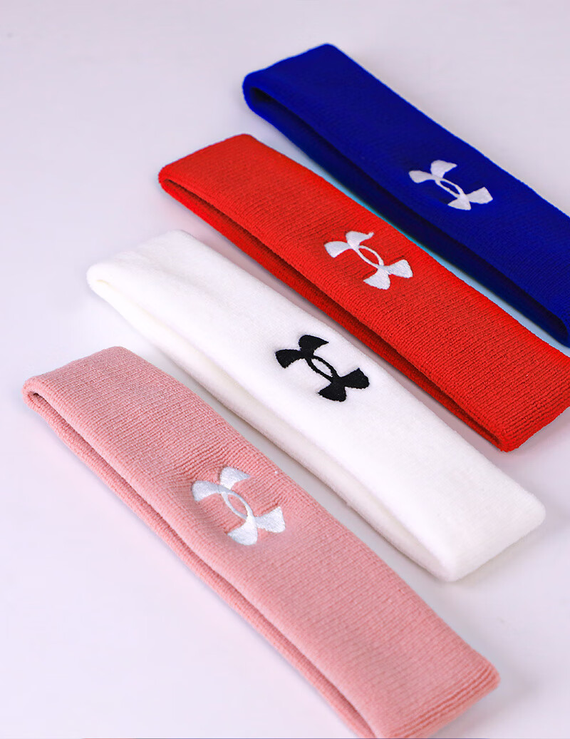Under Armour Sports Headband for Men And Women, Sweat-Absorbing Band, Running Sweat-Guiding Headband, Basketball Sweat-Proof Headband, Forehead Protector, Blue 14
