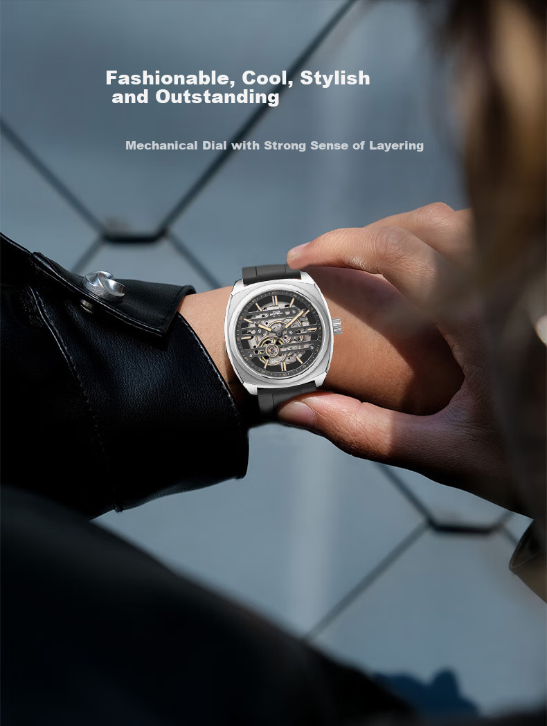 Beijing Men's Fully Automatic Mechanical Watch, Mechanical Master, Skeleton Luminous Birthday Gift for Me 4