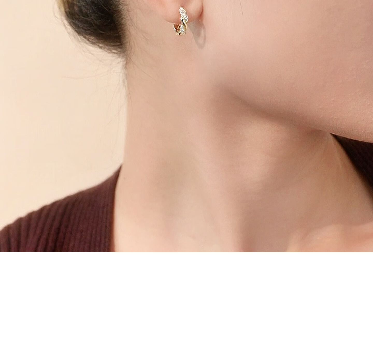 Qlady Wrapped Silver Earrings, Gold Earrings for Women, Unique And Beautiful Ear Studs, 2026 New Year Elegant Hoop Earrings Gift 11