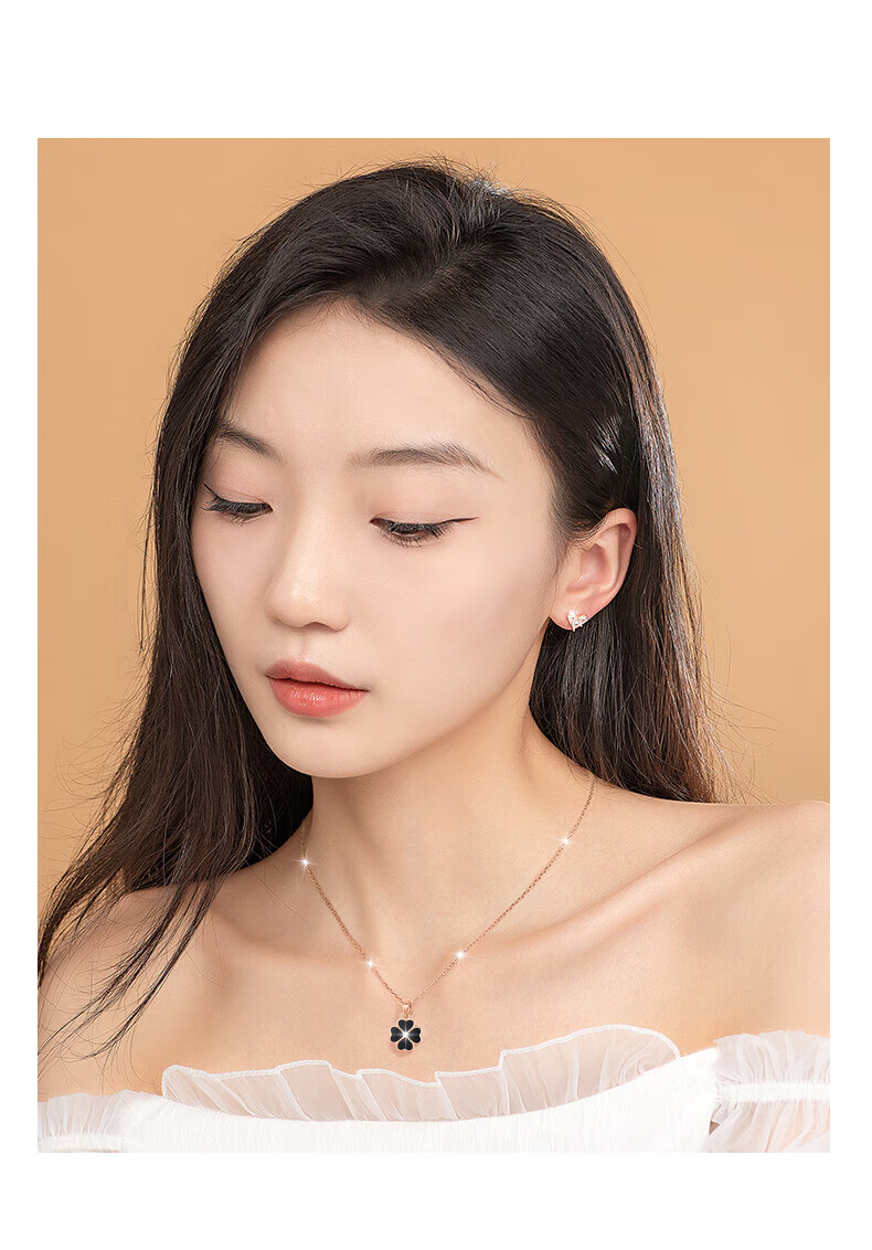 Qijun Light Luxury Weekly Stud Earrings for Women Elegant Commuter Earrings Set 520 Gift for Girlfriend Wife 5