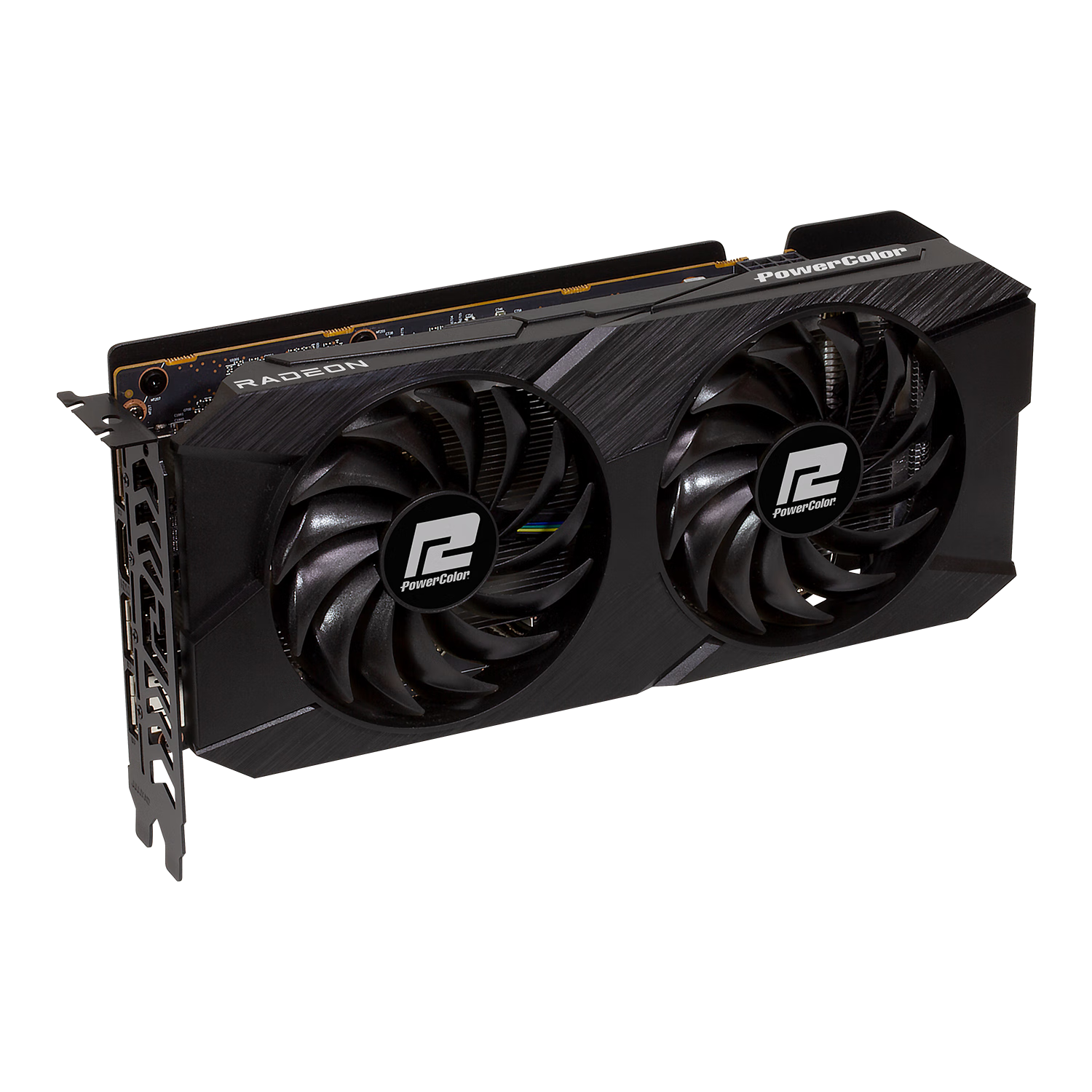 Hanxun AMD RADEON RX 7650GRE Wanderer, Black, 8GB Dual Fan, New Gaming Discrete Graphics Card