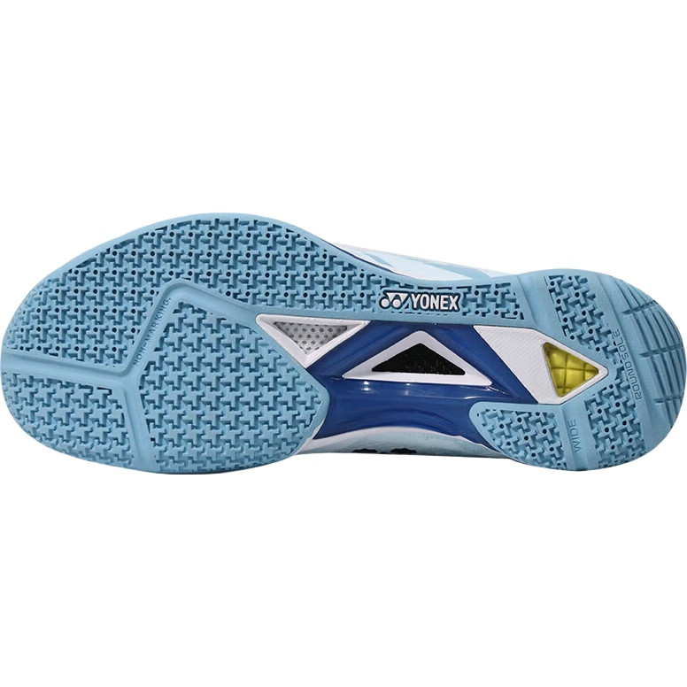Кроссовки для бадминтона YONEX SHBELZ3WEX, профессиональные, Power Cushion, для соревнований, стабильные, нескользящие, износостойкие, светло-голубые, размер 41