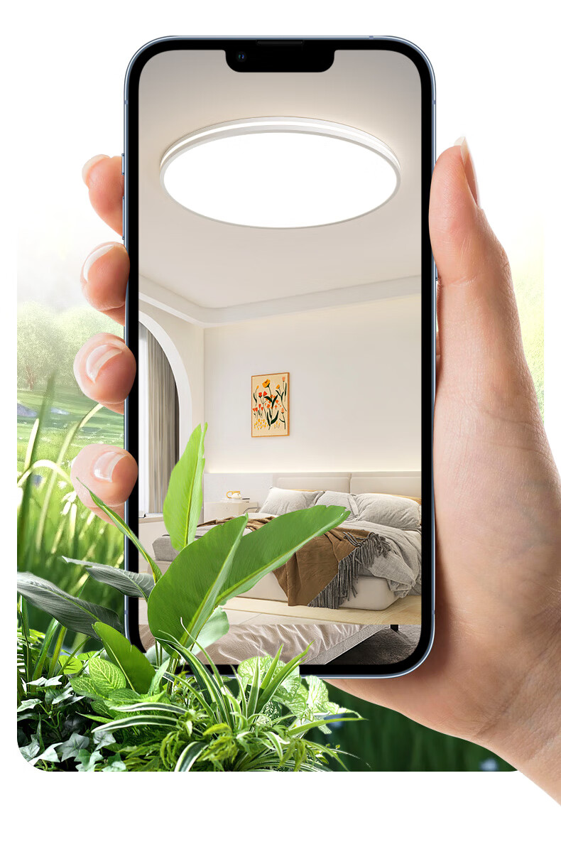 MICOE Full-Spectrum Eye-Protection LED Ceiling Light for Bedroom, Modern Minimalist Ultra-Thin Super Bright LED Children's Room Lighting Fixture 11