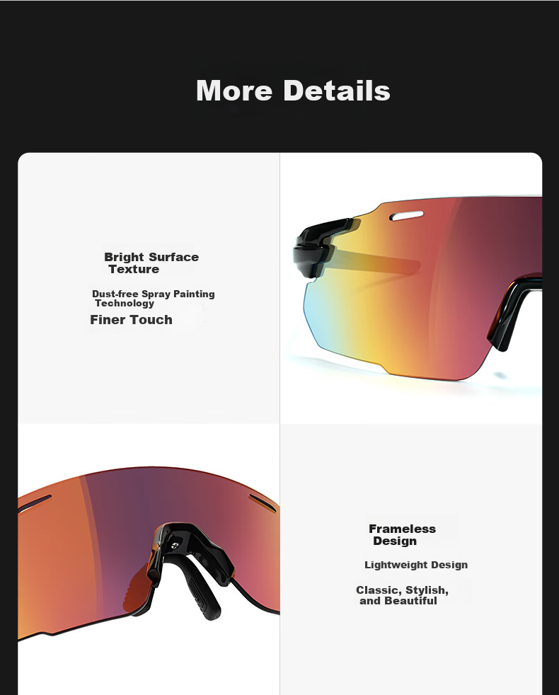 CAXMAN Running Glasses for Men And Women, Professional Marathon-Specific Outdoor Sunglasses, Cycling Hiking UV Protection Sports Sunglasses 15