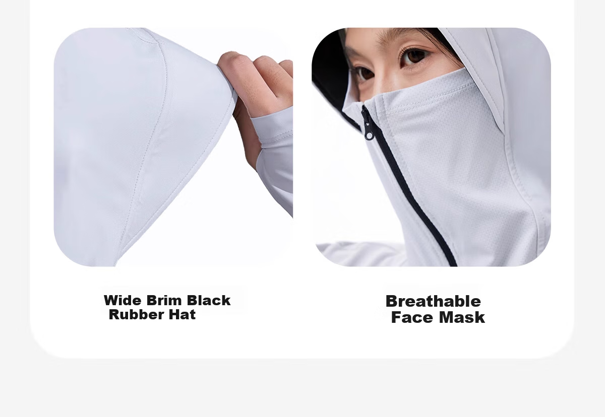 CAMEL Women's Sun Protection Clothing, Outdoor Loose-Fitting Cool-Feeling Quick-Dry Breathable Original Yarn Sun Protection Garment A35BZ01134 XL 9