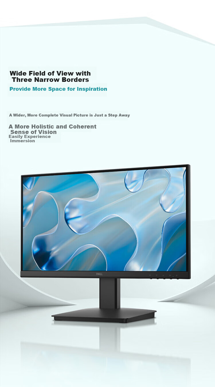 Dell E2425HM 23.8-inch 1080P IPS Monitor (VGA+HDMI+DP) 100Hz Low Blue Light Flicker-Free Commercial Office Computer Display 9