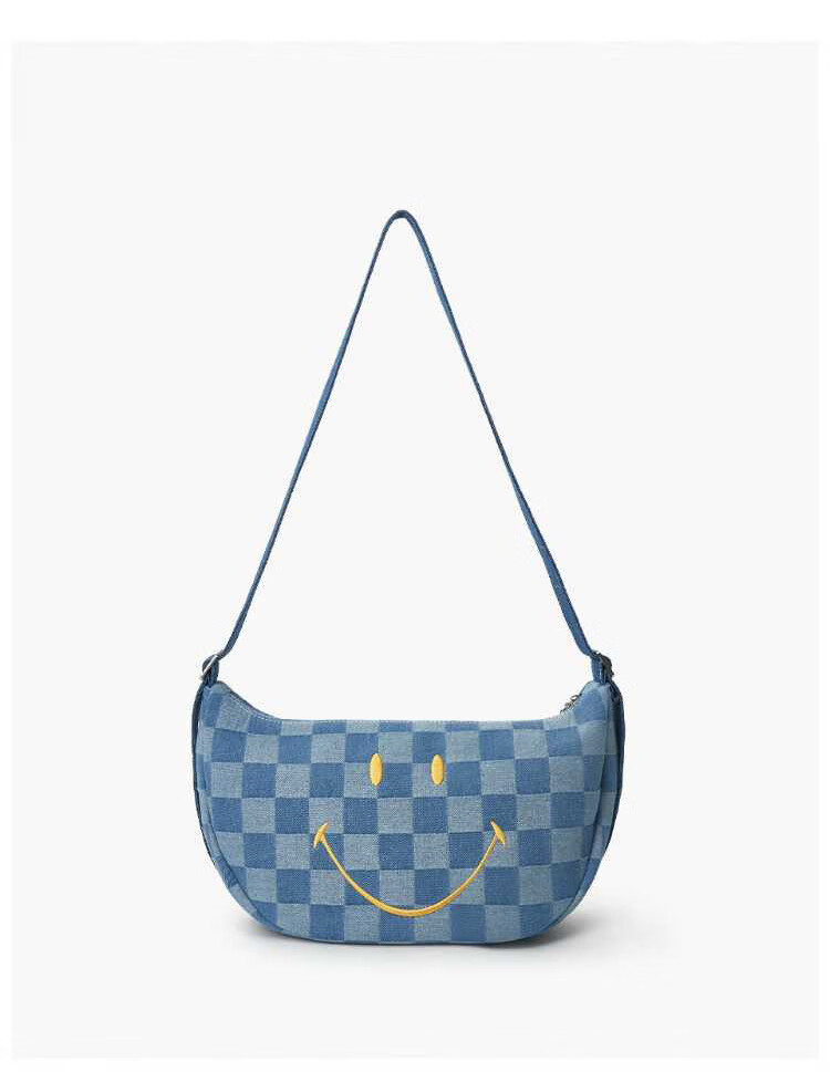 Lee × Smiley Official Smiley Face Collaboration Tote Shoulder Handbag, 38 Women's Day Gift for Girlfriend Or Wife 5