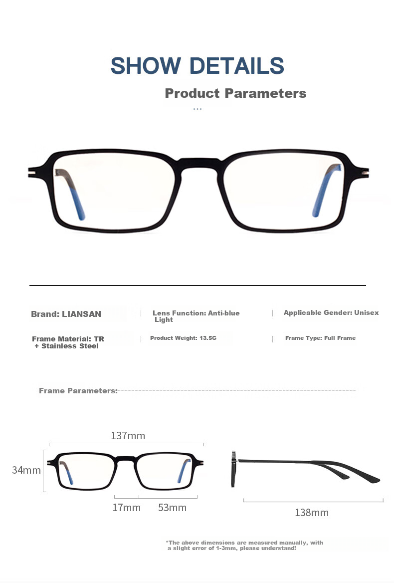 Lianshang Anti-Blue Light Reading Glasses for Men And Women, Foldable Portable High-Definition Phone Glasses for Elderly with Presbyopia, Model 7024N 250 Degrees 14
