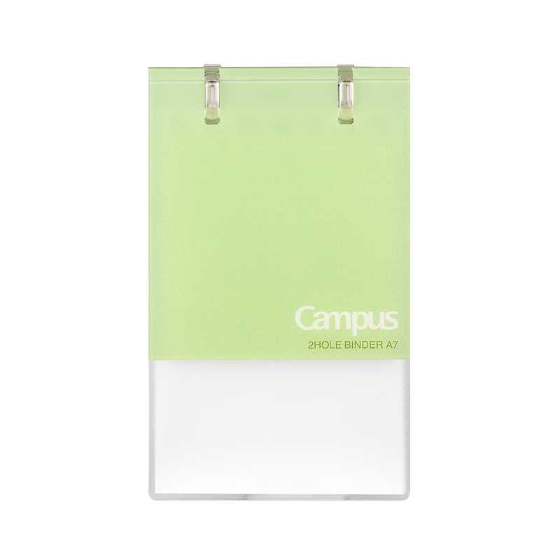 KOKUYO A7/20 Sheets Blank Inner Pages Single Book Campus Series A7mini Two-Ring Loose-Leaf Notebook Green WCN-CBN525LG