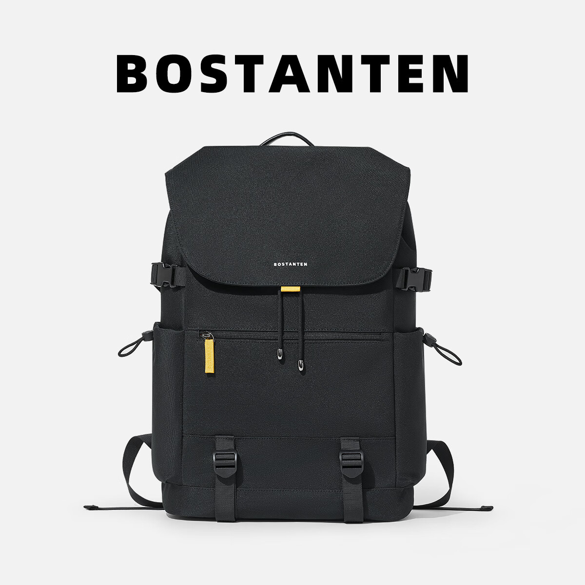 BOSTANTEN Men's Backpack Large Capacity 18-inch Laptop Bag Trendy School Bag for Students