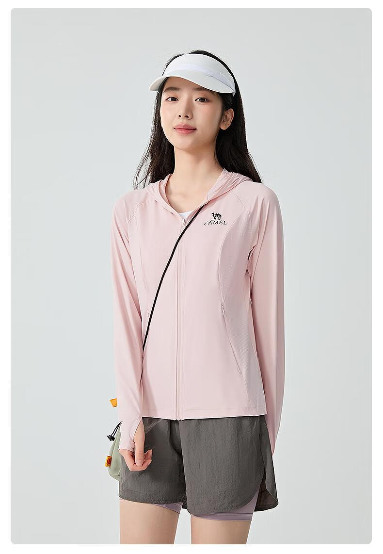 CAMEL Outdoor Sunscreen Jacket [Ice Extract Cool White Skin] Couple Style 2025 New UV Protection Cooling Original Yarn Sunscreen Clothing 26