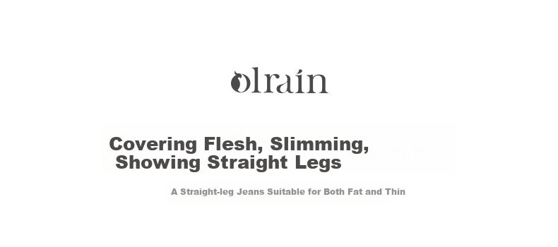 Oulain Narrow Jeans for Women, Autumn High-Waisted Loose Casual Straight-Leg Wide-Leg Pants, Off-White, S 1