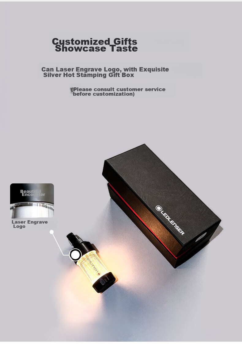 LED LENSER ML4 White Light Camouflage Camping Lantern Ambient Tent Night Light New Limited Edition 14