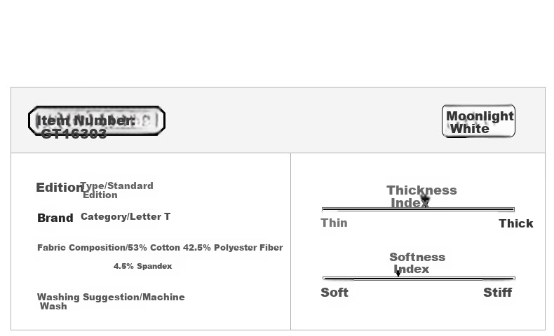 Mr.Bu Crew Neck Simple Letter Print T-Shirt for Men, Summer Wrinkle-Resistant Short-Sleeve Top, Bright Moon White 6