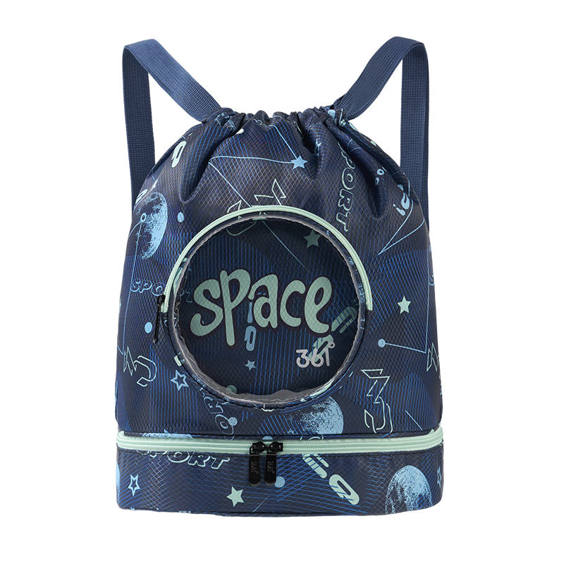 361° Youth Swimming Bag, Dry And Wet Separation Waterproof Storage Bag, Large Capacity Backpack for Boys, Specialized Bag for Childre