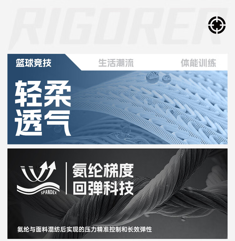 RIGORER Seven-Point Compression Shorts, 2026 Summer New Style, Tight-Fitting Shorts for Men, Breathable, High-Elasticity, Quick-Drying Basketball Sports Pants 1