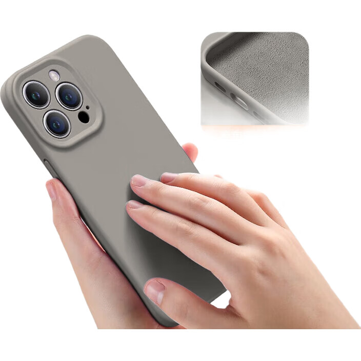 Чехол NEYAA для iPhone 13 Pro, силиконовый, ультратонкий, противоударный, с полной защитой объектива, темно-серый