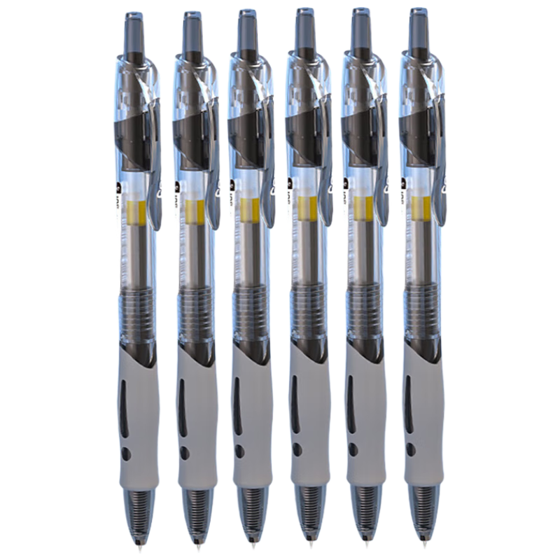 Comix 12-Pack 0.5mm Black Retractable Gel Ink Pen Bullet Tip EGP1008
