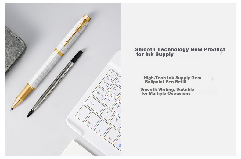 Parker Signature Pen, Business Office Writing Practice Gift, Birthday Present, IM Flame Red Gold Clip Ballpoint Pen, National Day Gift for Men And Women, Baotiao Discount 7
