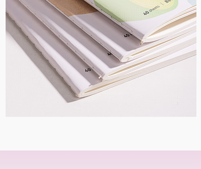 Deli Scented Notebook, Student Soft Copybook, B5/40 Sheets, Stitched Binding, FB540-Q Mitravel Series 7