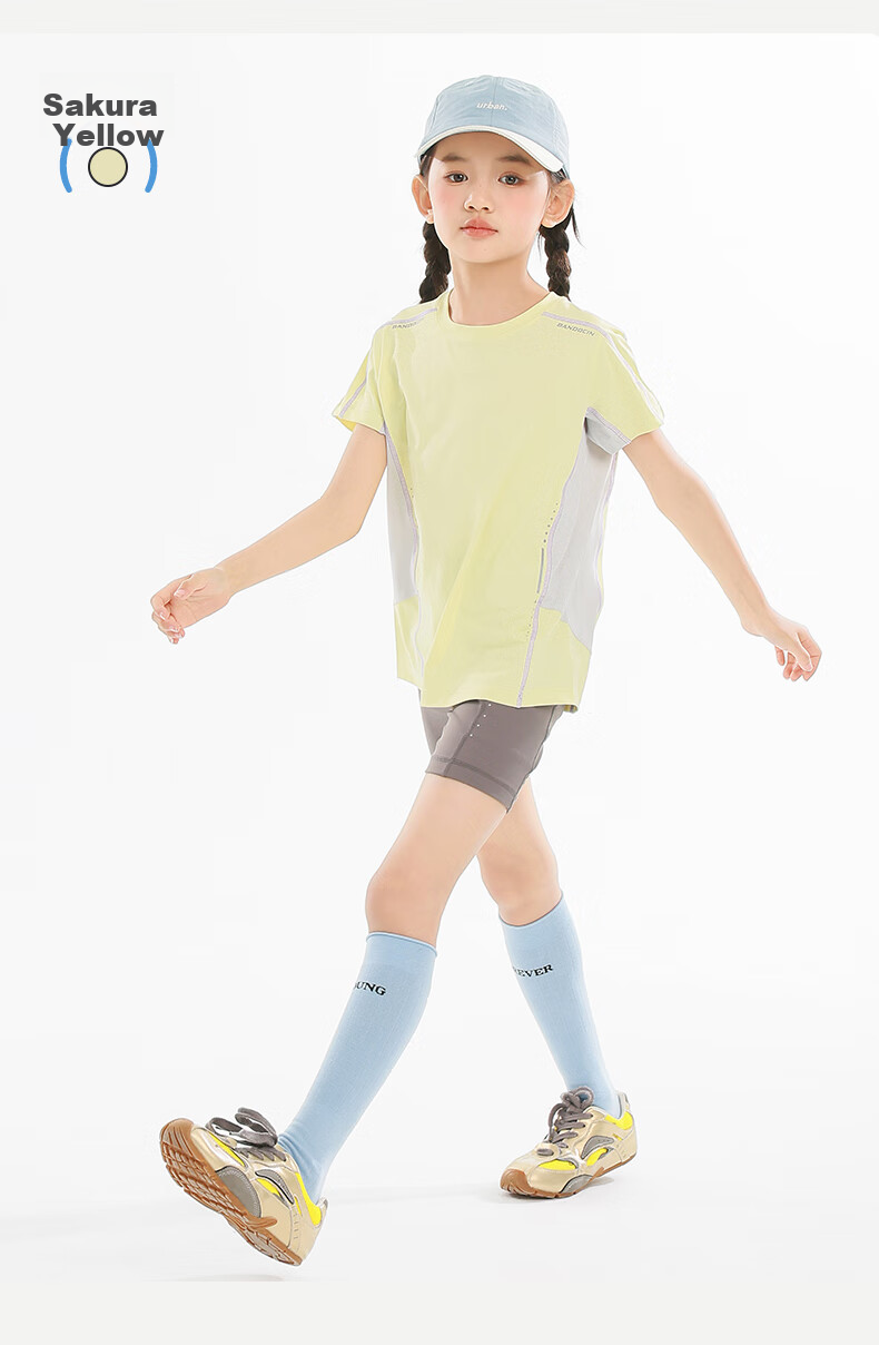 BANDOCIN Boys And Girls Summer Sportswear Quick-Dry Shirt Stylish for Older Children 2026 New Style Deep Sea Blue 140 11