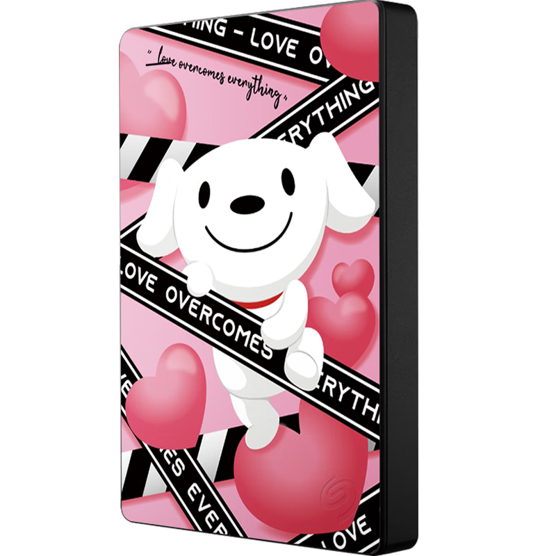 SEAGATE JOY Co-Branded Edition, Data Love Letter, Portable Hard Drive, 1TB USB3.0 High-Speed, Mechanical Hard Drive, Compatible with Mac, Data Recovery, External Storage